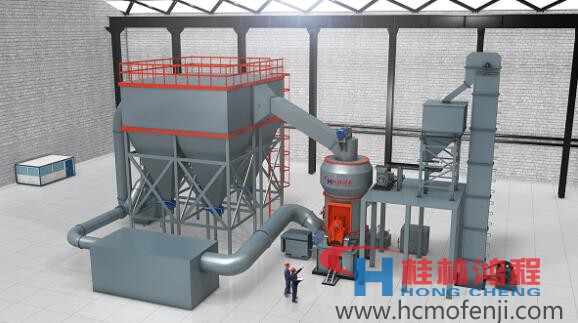 钾长石雷蒙机 HC大型纵摆式磨粉机HC1700